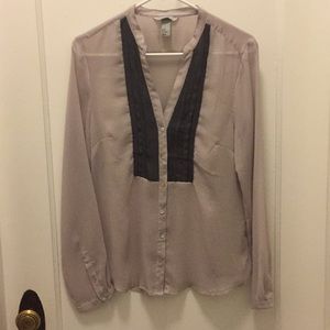 H&M sheer blouse